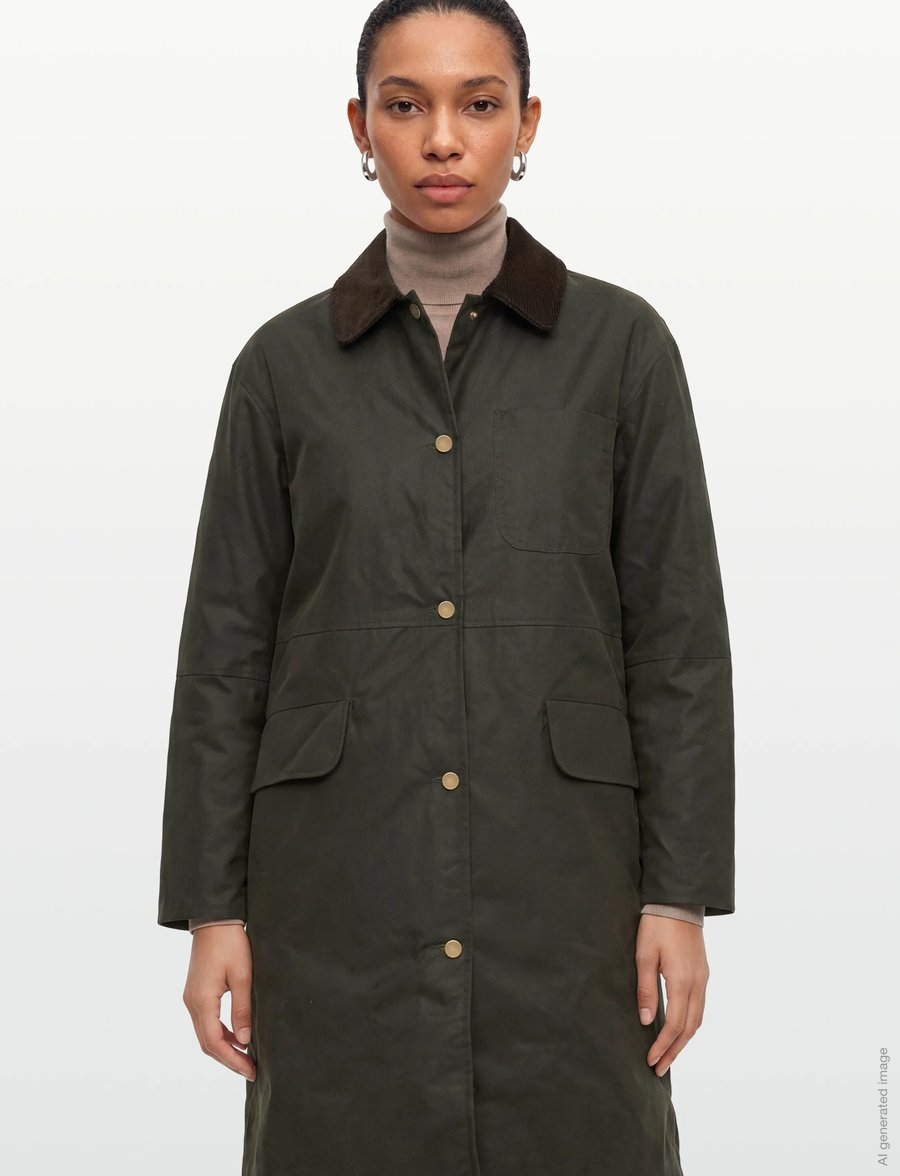 Brixtol Textiles - Joan Jett Padded - winterjassen - olive - 3