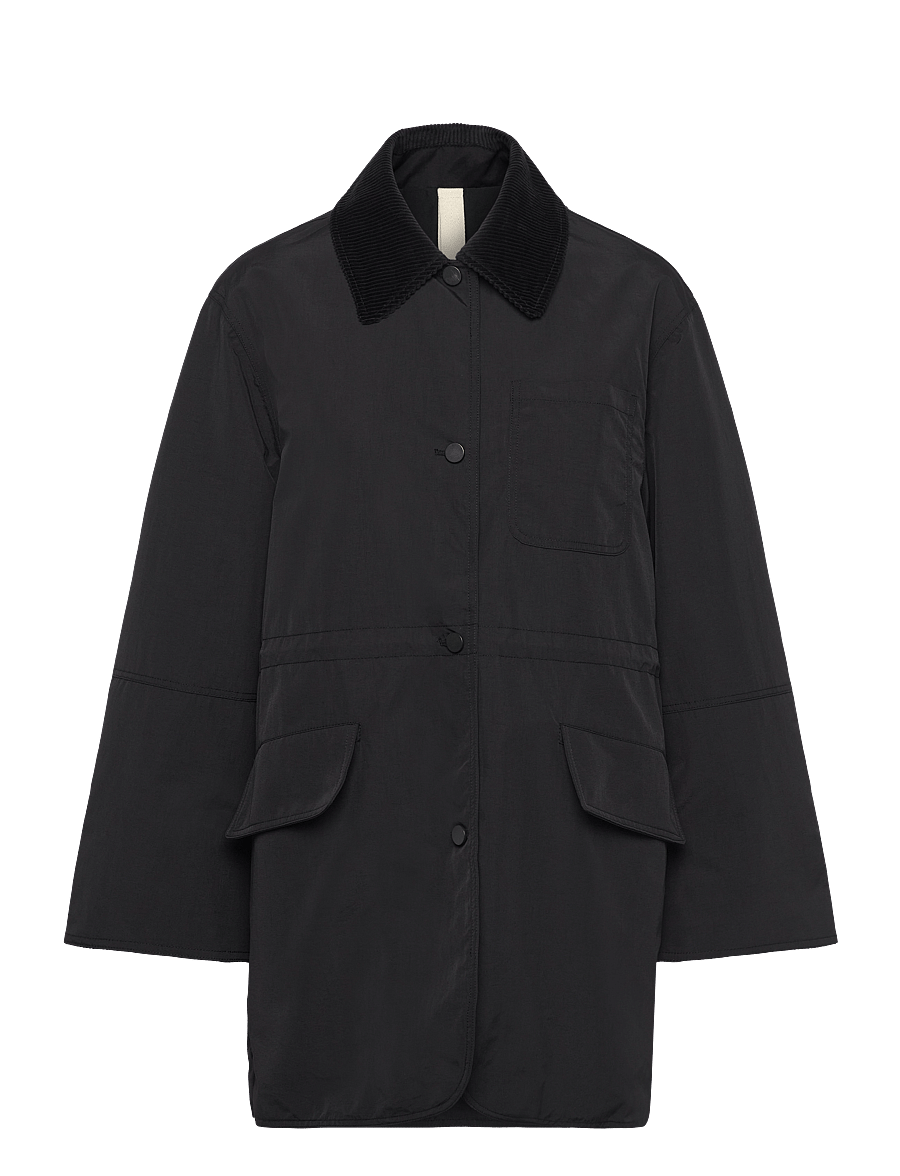 Brixtol Textiles - Billy Nylon Black - overshirts - black - 1