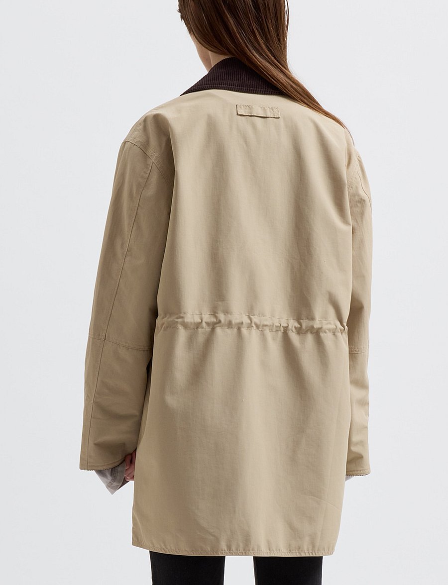 Brixtol Textiles - Billy Nylon Black - overshirts - khaki - 3