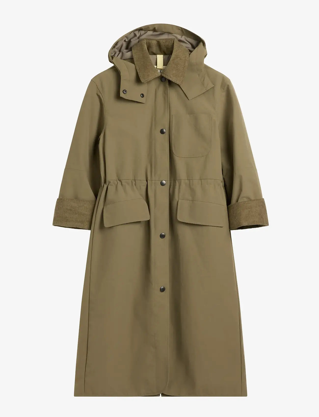 Brixtol Textiles - Joan Jett Nylon Hooded - green stone - 1