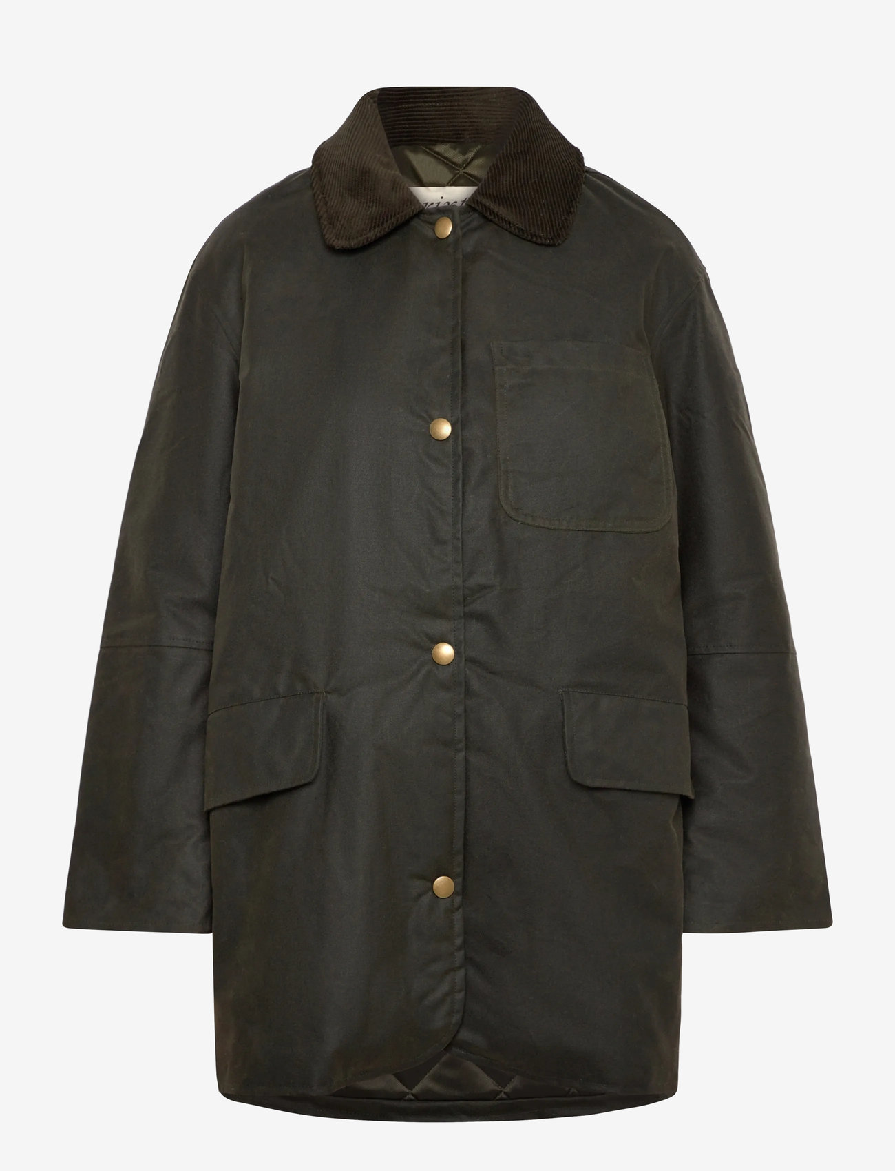 Brixtol Textiles - Billy Padded Deep Sand - quiltede jakker - olive - 0