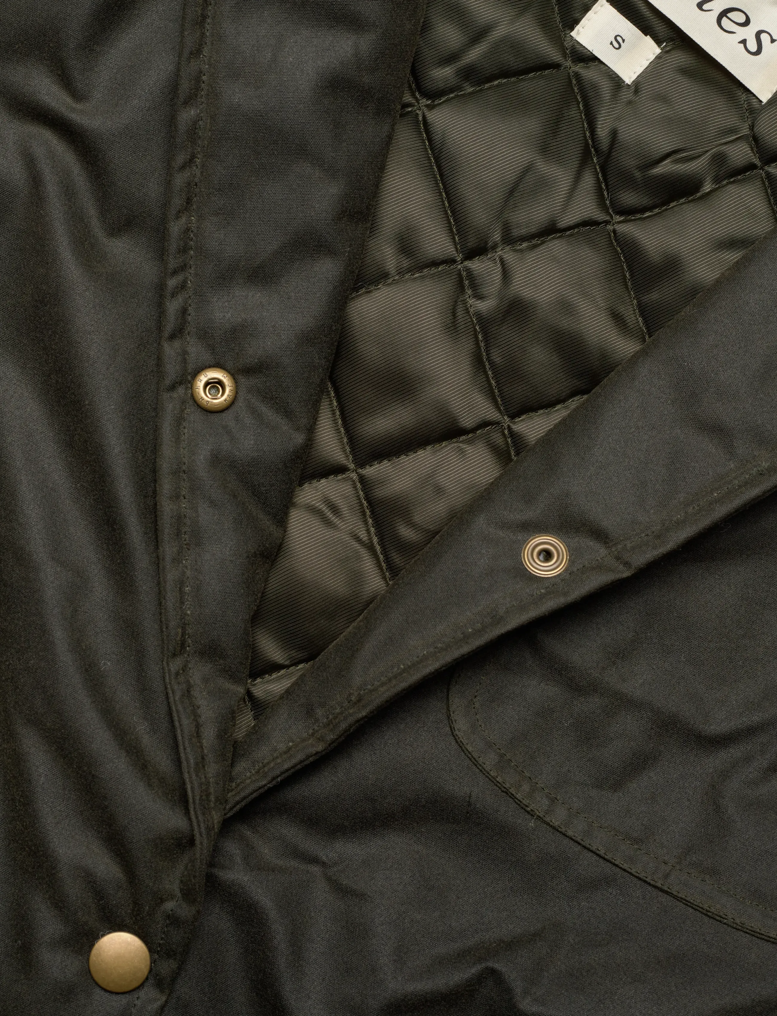 Brixtol Textiles - Billy Padded Deep Sand - fôrede jakker - olive - 2