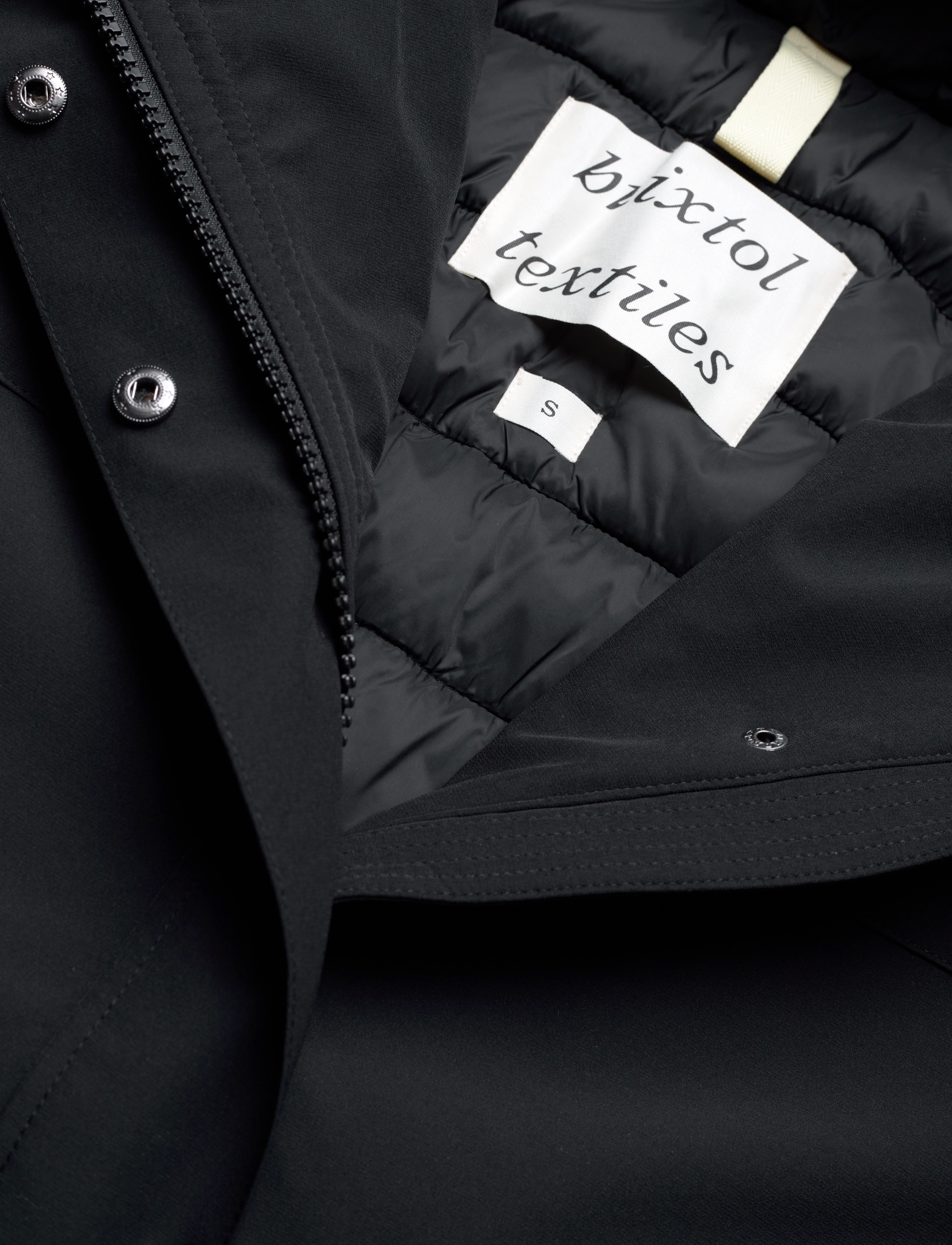 Brixtol Textiles - Leana - parka coats - black - 5
