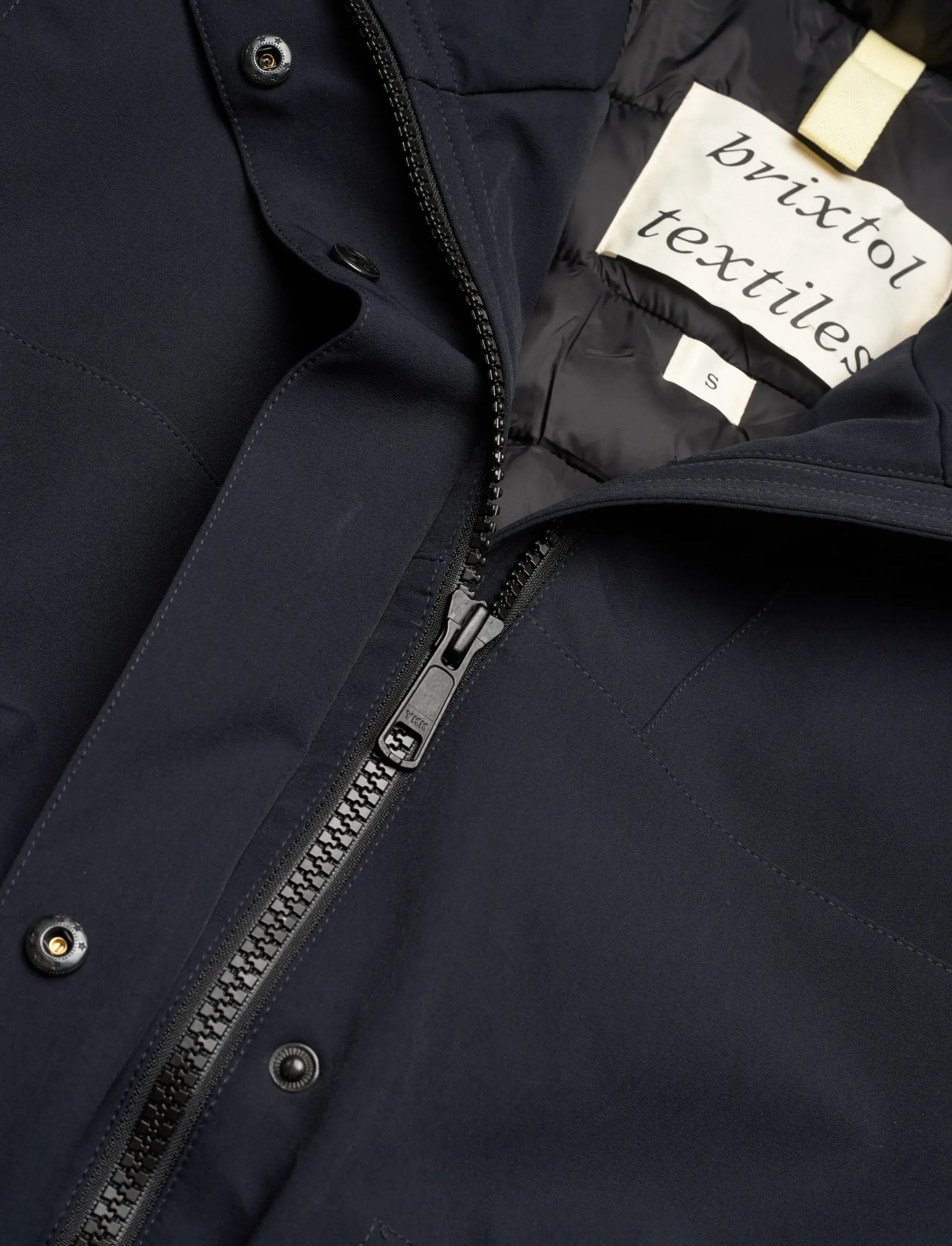 Brixtol Textiles - Leana - parka coats - carbon navy - 2