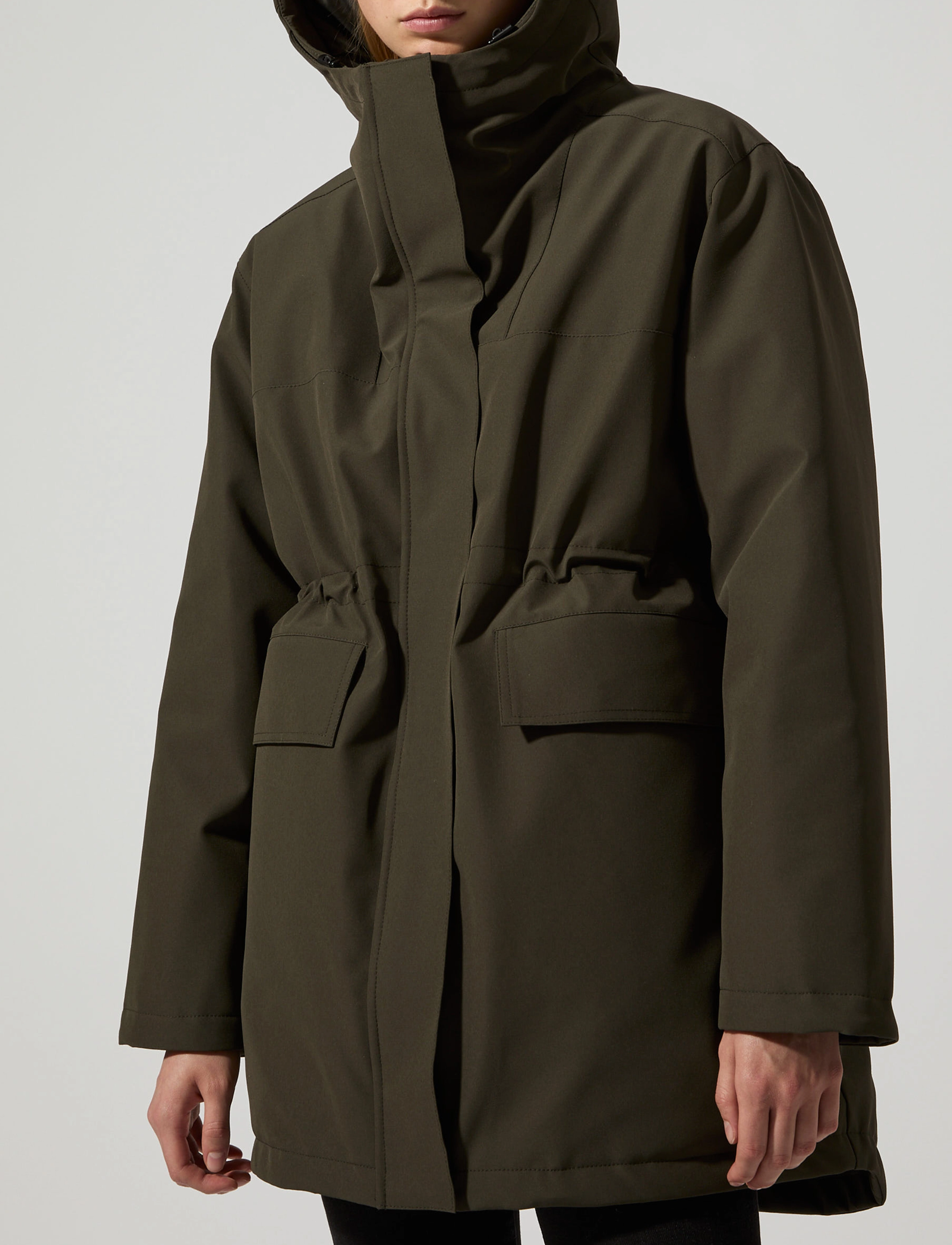 Brixtol Textiles - Leana - ulkovaatteet - olive - 4