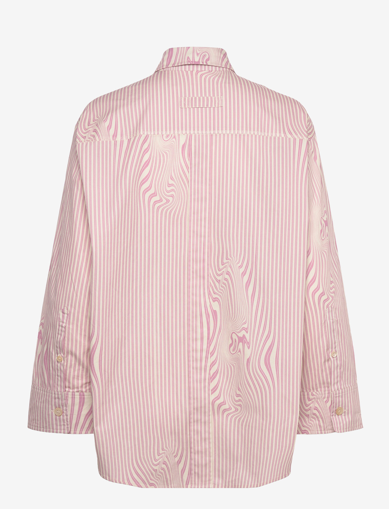 Brixtol Textiles - Rhona - langärmlige hemden - pink glitch stripe - 2