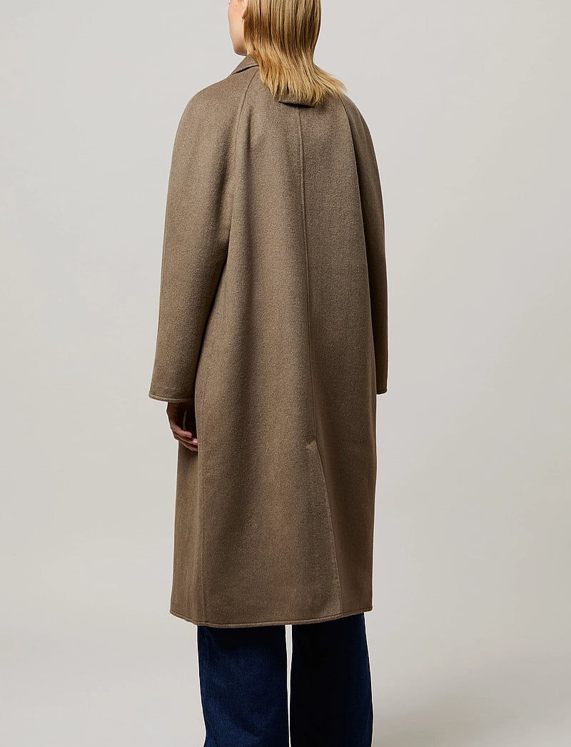 Brixtol Textiles - Deb - ullkappor - taupe - 4