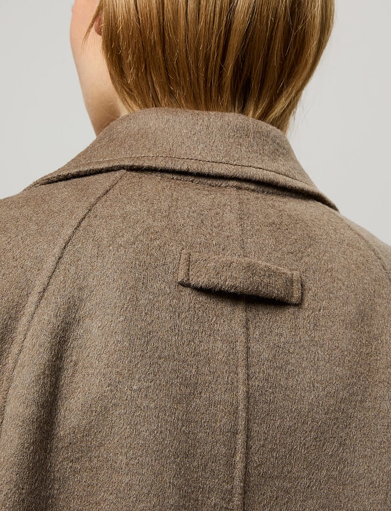 Brixtol Textiles - Deb - ullkappor - taupe - 5