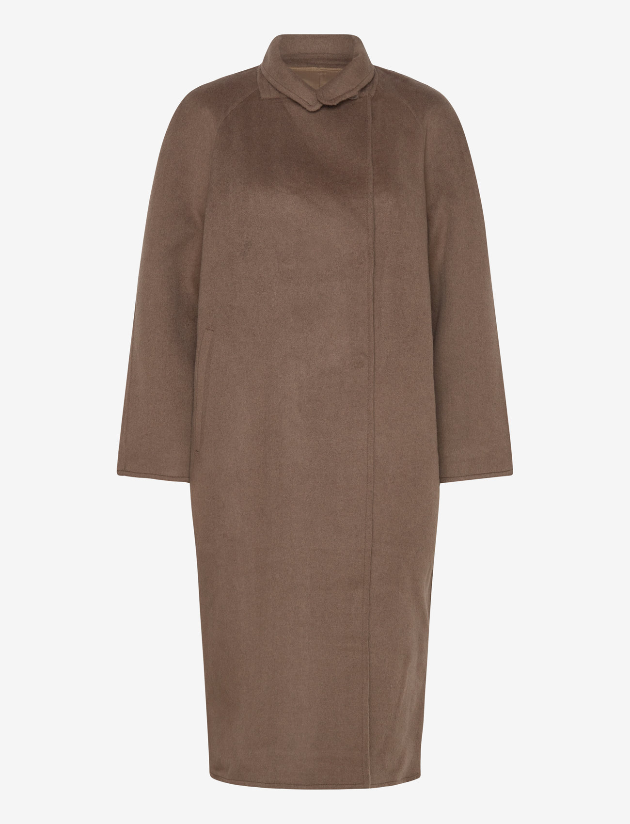 Brixtol Textiles - Deb - ullkappor - taupe - 3