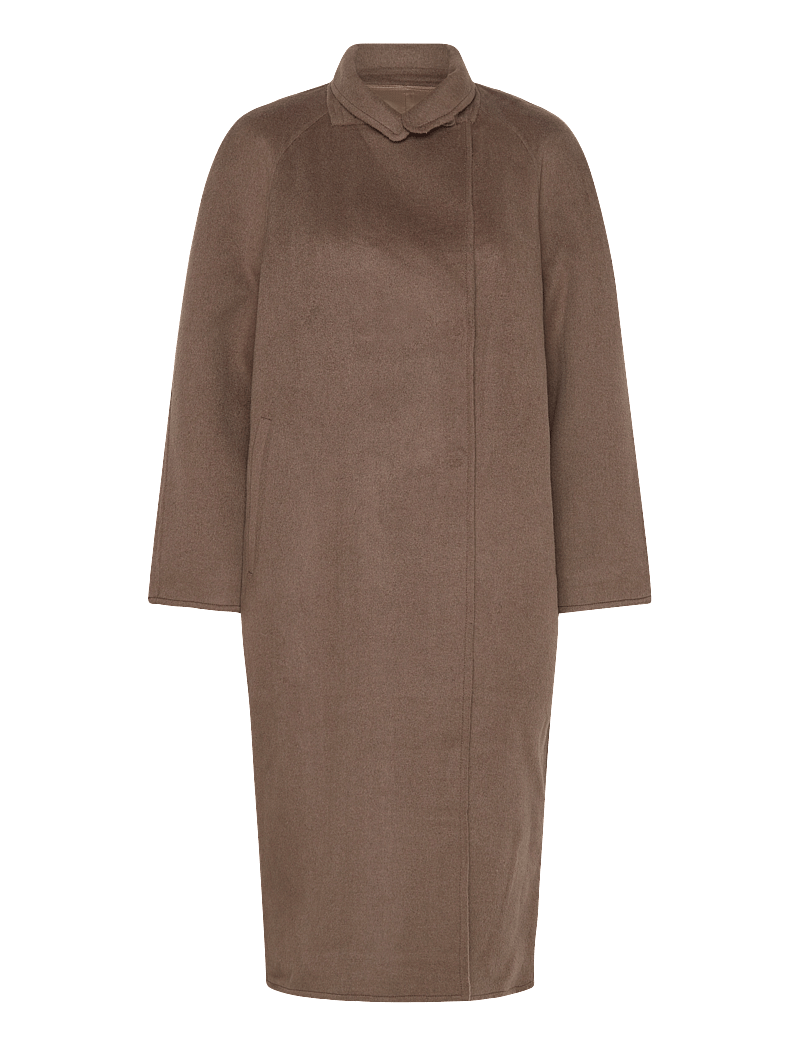 Brixtol Textiles - Deb - ullkappor - taupe - 3