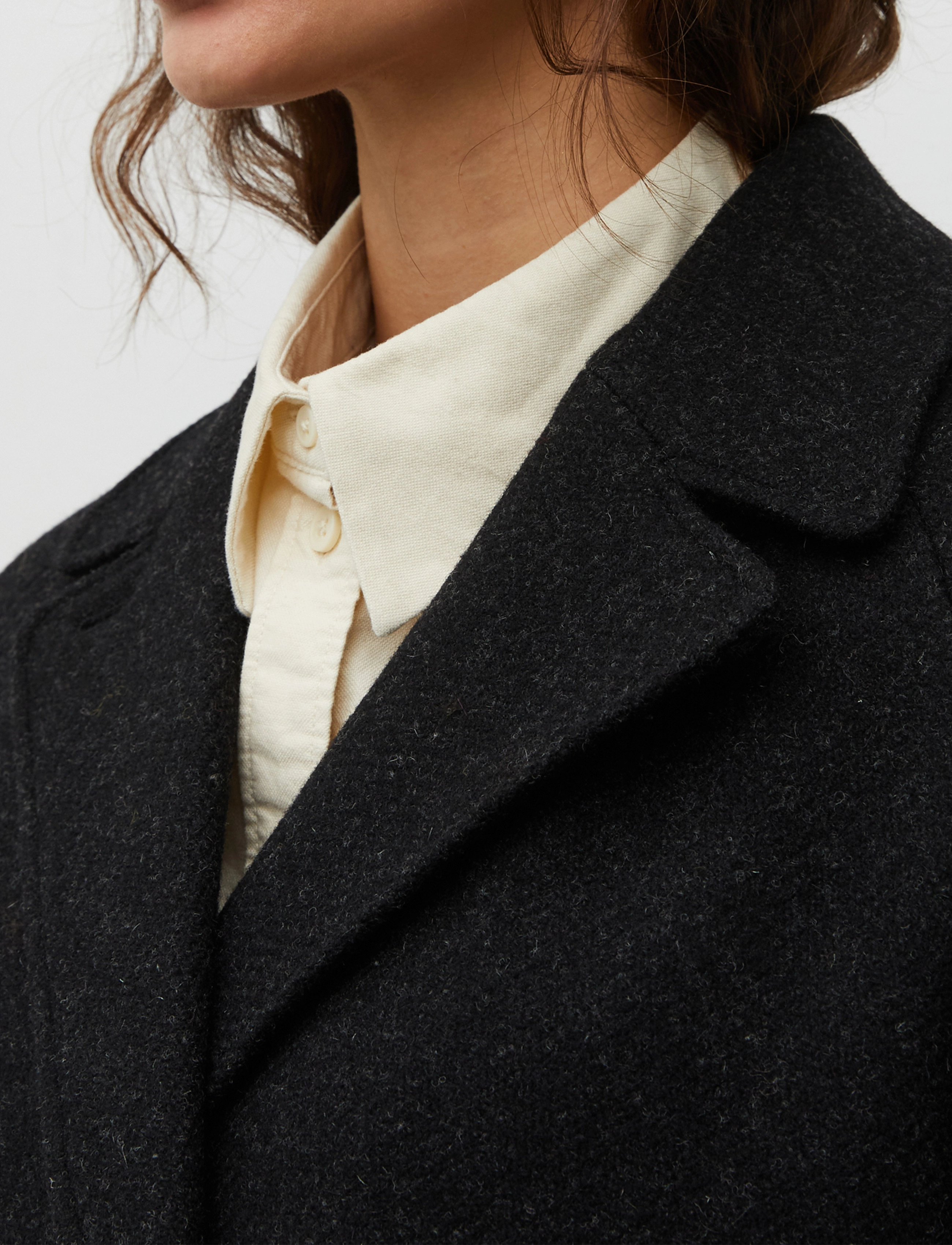 Brixtol Textiles - Deb - black melange - 5