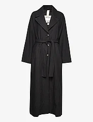 Brixtol Textiles - Odette Linen - coats - black - 0