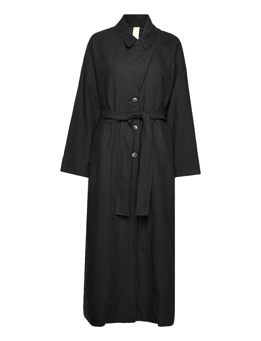 Brixtol Textiles - Odette Linen - black - 2