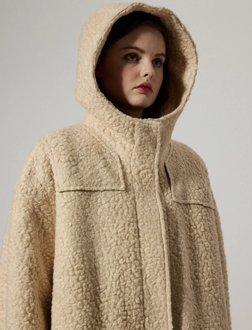 Brixtol Textiles - Rudie - ullkappor - oat - 3