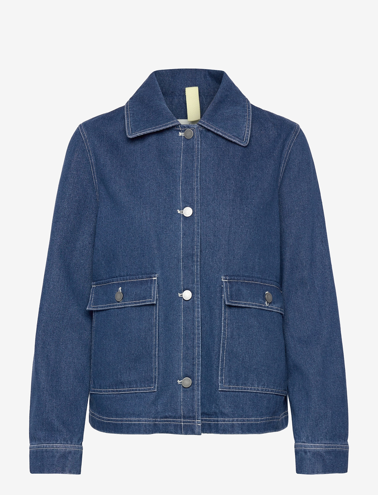 Brixtol Textiles - Sissel Denim Washed Indigo - frühlingsjacken - indigo - 1