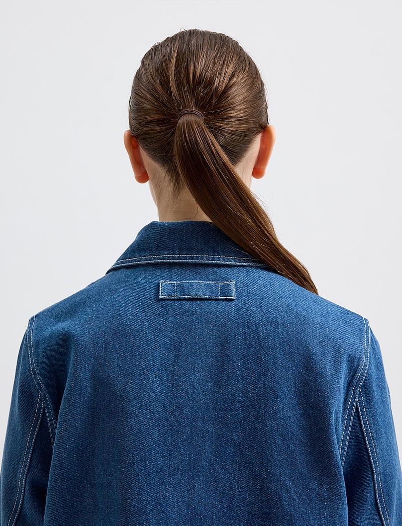 Brixtol Textiles - Sissel Denim Washed Indigo - frühlingsjacken - indigo - 4