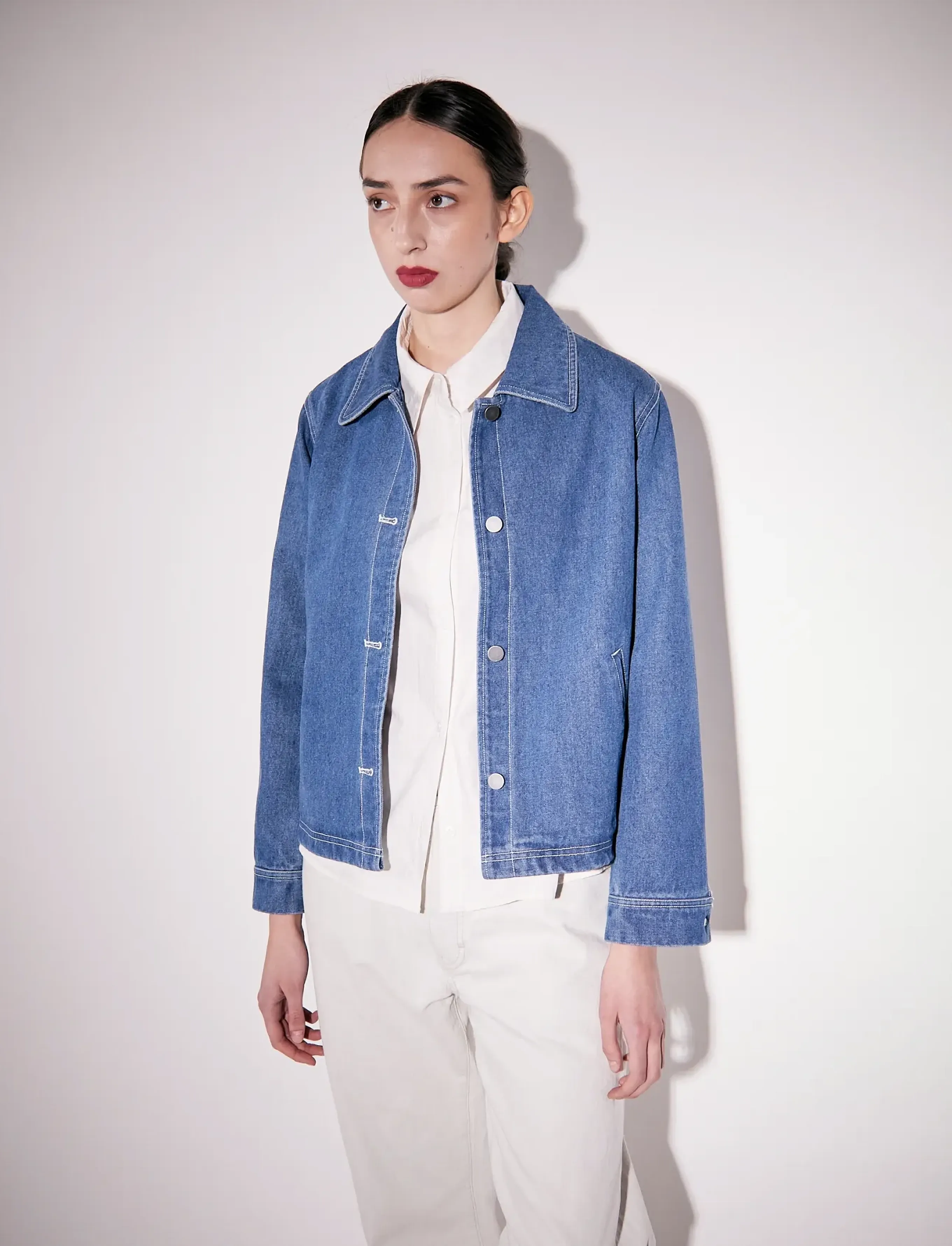 Brixtol Textiles Sissel Denim, M, Blue, Jakker > Denim, Dame