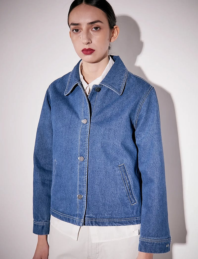 Brixtol Textiles - Sissel Denim - frühlingsjacken - washed indigo - 4