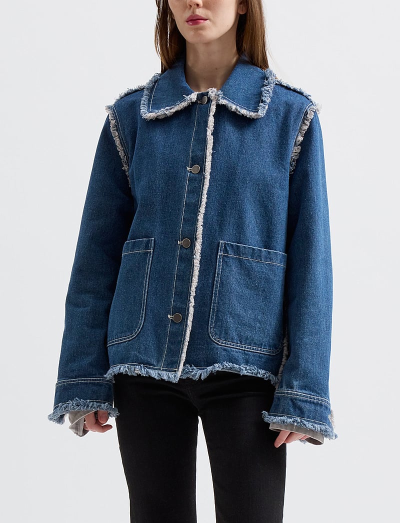 Brixtol Textiles - Sissel Distressed Light Taupe - teksatagid - indigo - 0