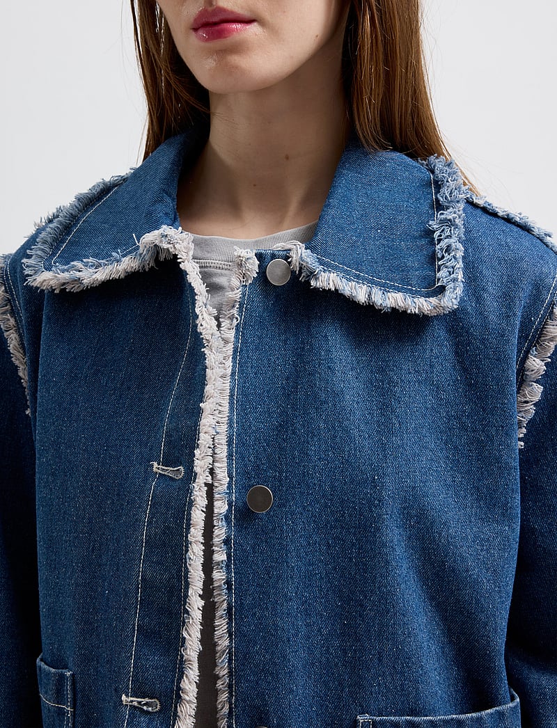 Brixtol Textiles - Sissel Distressed Light Taupe - teksatagid - indigo - 5