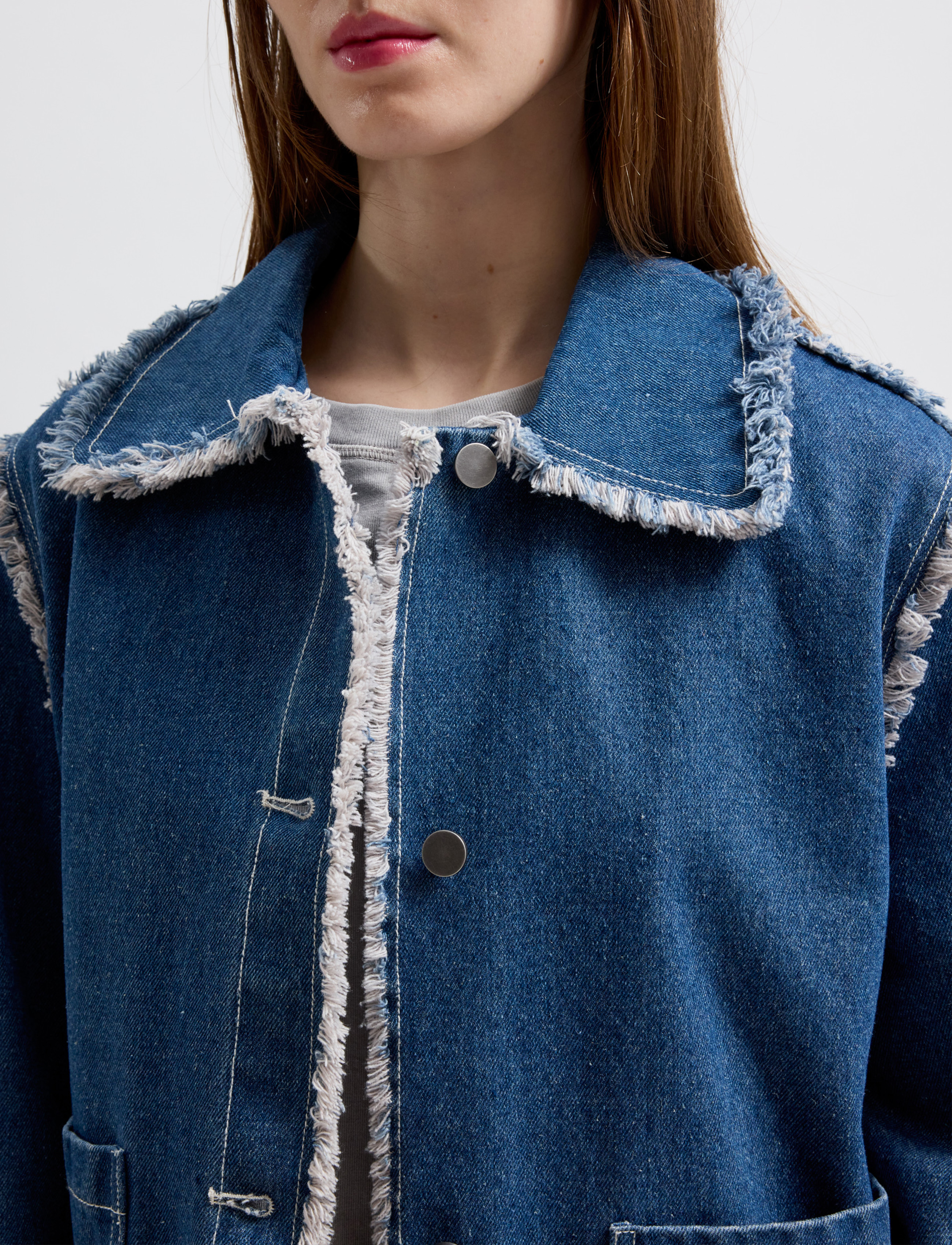 Brixtol Textiles - Sissel Distressed Light Taupe - indigo - 5