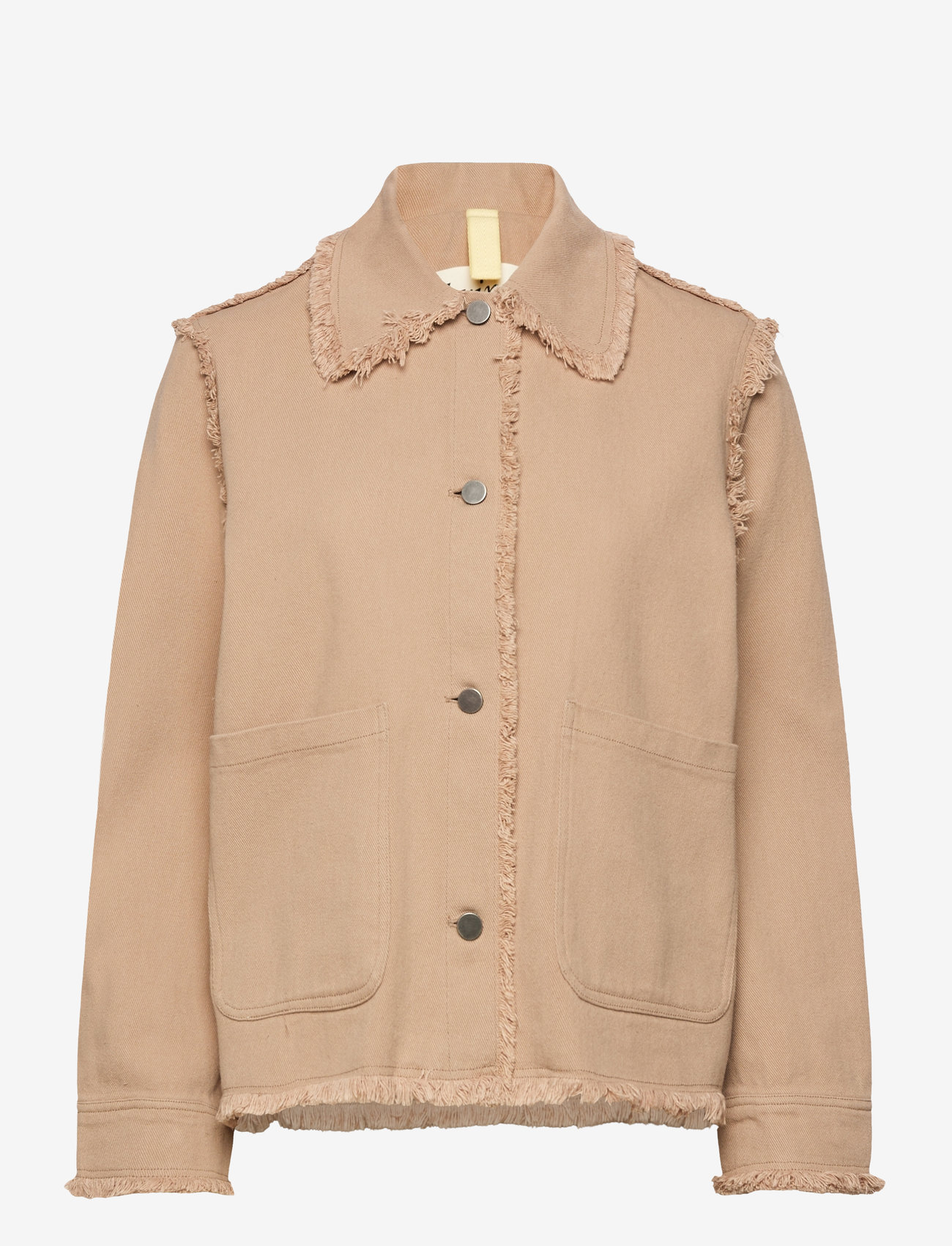 Brixtol Textiles - Sissel Distressed Light Taupe - pavasarinės striukės - light taupe - 1