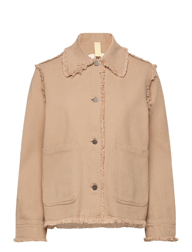 Brixtol Textiles - Sissel Distressed Light Taupe - teksatagid - light taupe - 1