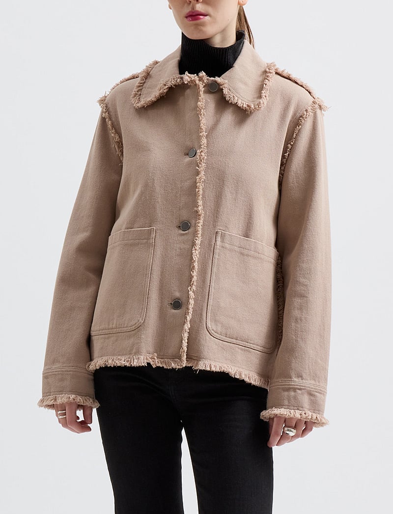 Brixtol Textiles - Sissel Distressed Light Taupe - teksatagid - light taupe - 0