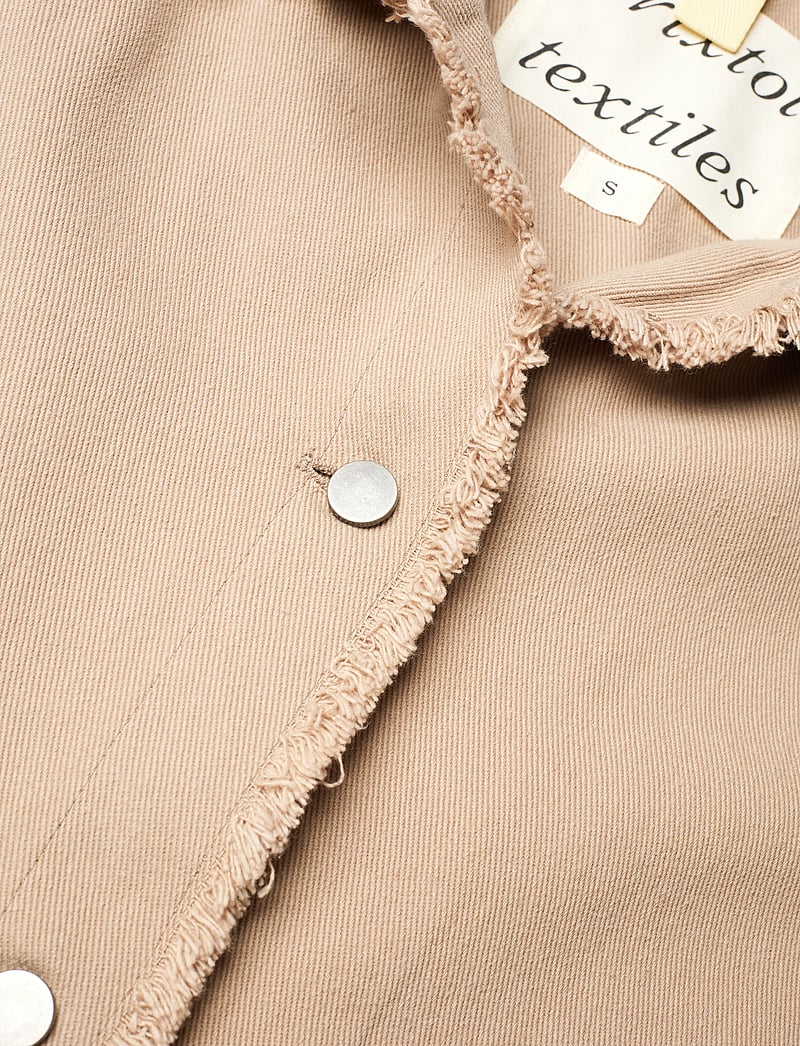 Brixtol Textiles - Sissel Distressed Light Taupe - teksatagid - light taupe - 5