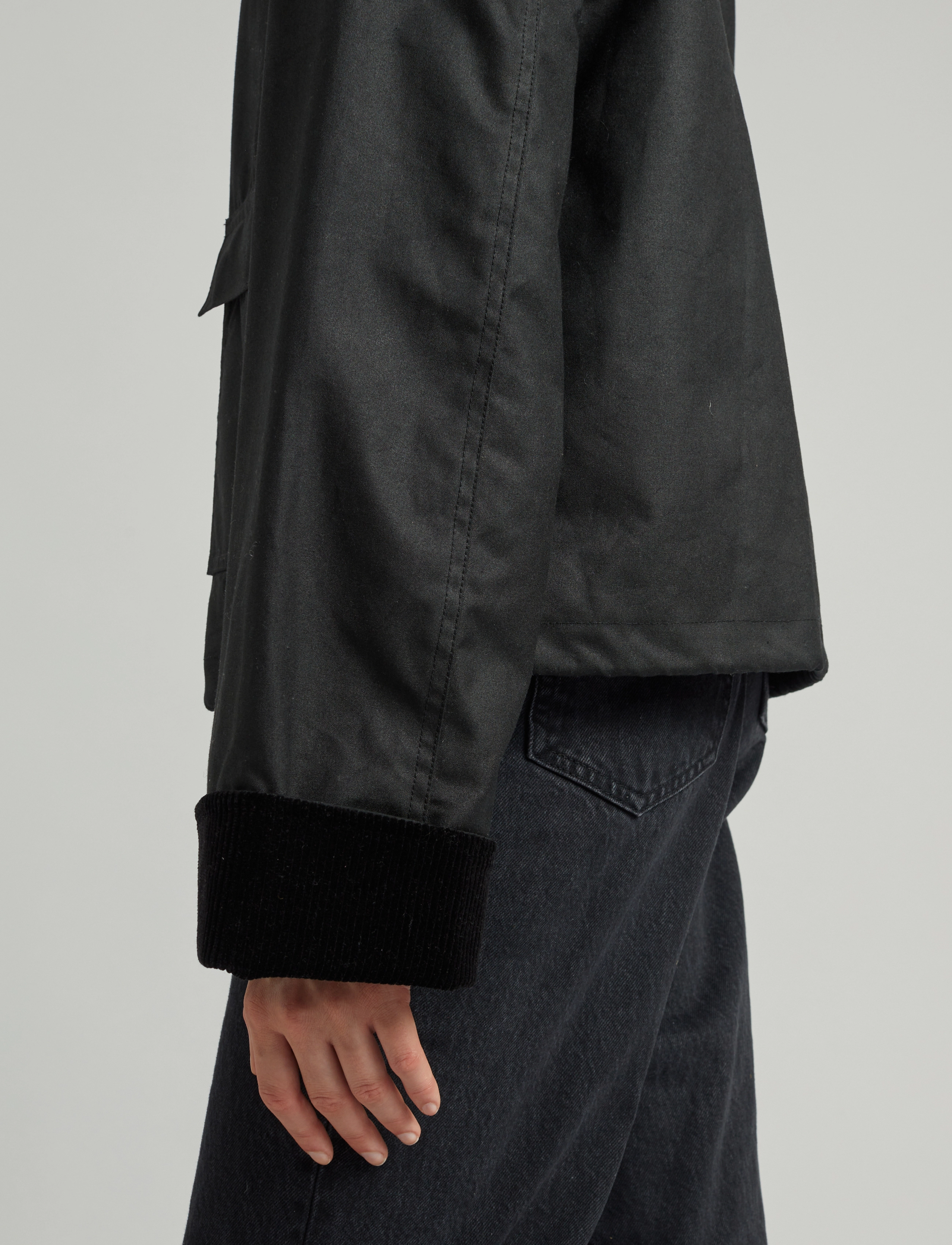 Brixtol Textiles - Sissel Wax - outerwear - black - 4