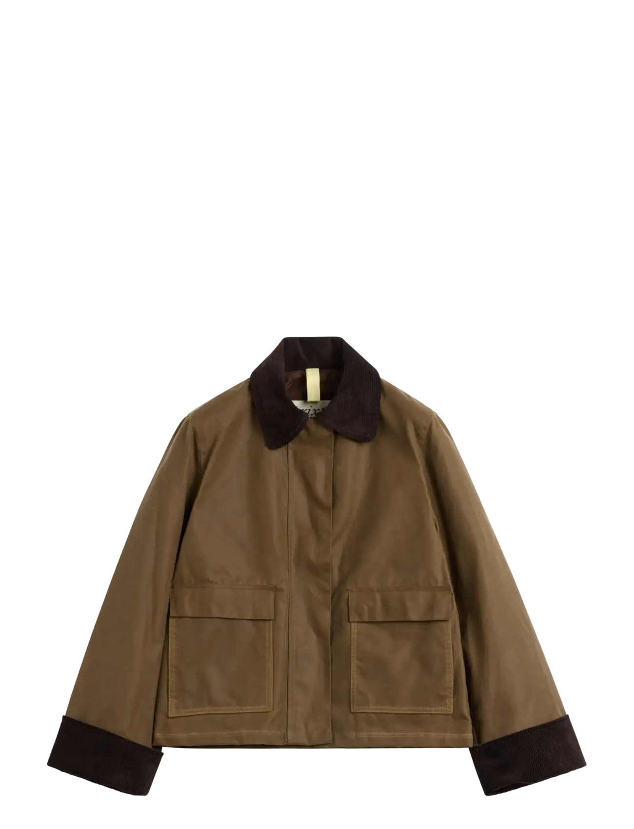 Brixtol Textiles Sissel Wax - Fodrade jackor - DEEP SAND / brown