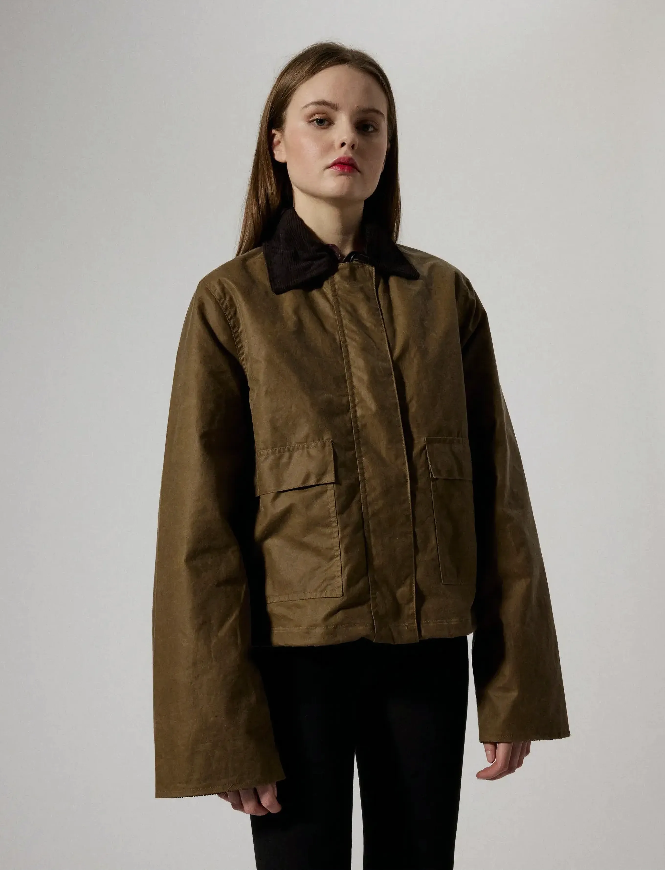 Brixtol Textiles Sissel Wax - Jakker - DEEP SAND / brown