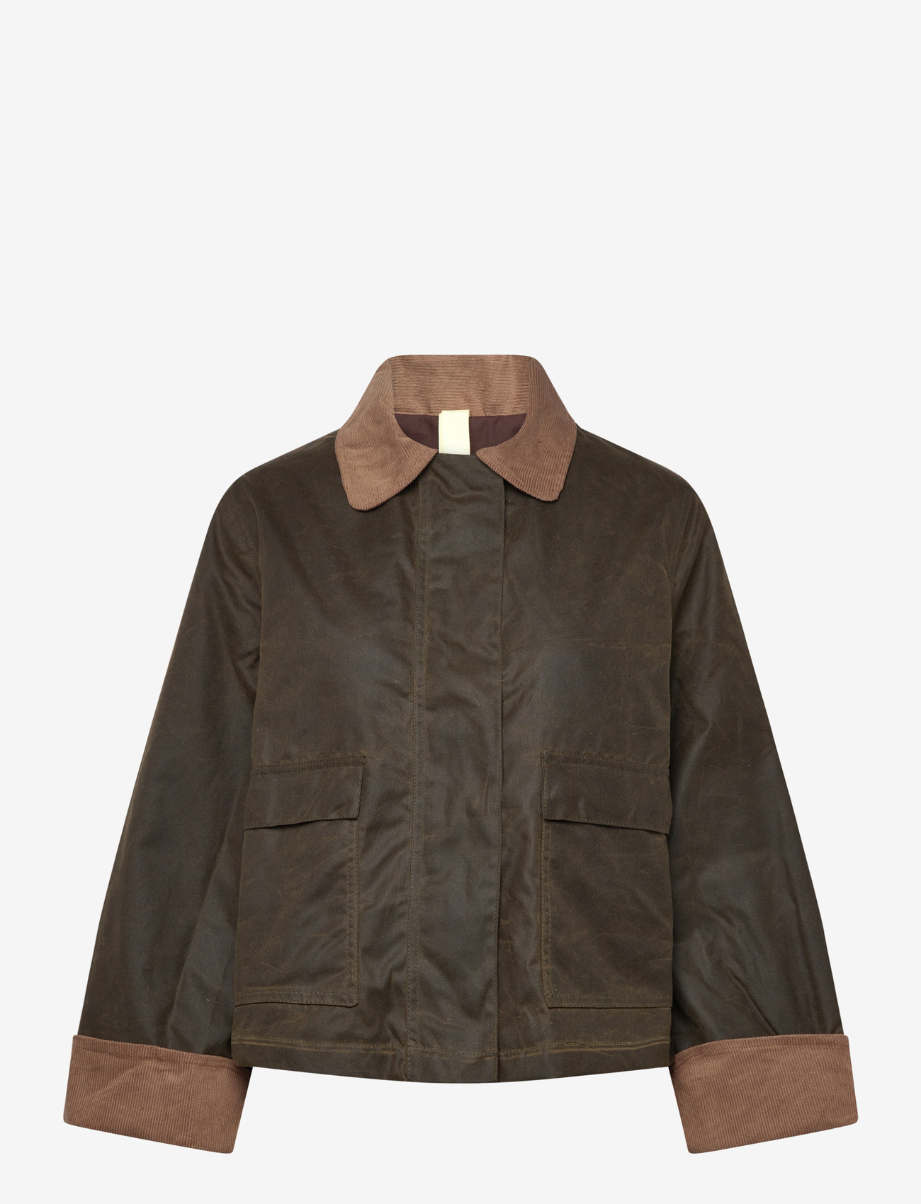 Brixtol Textiles - Sissel Wax - kurtki wiosenne - light olive - 0