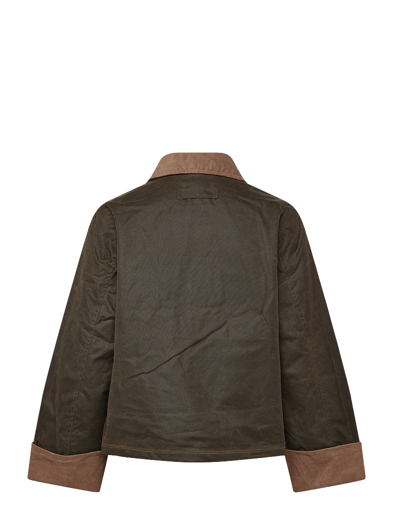 Brixtol Textiles - Sissel Wax - kurtki wiosenne - light olive - 1