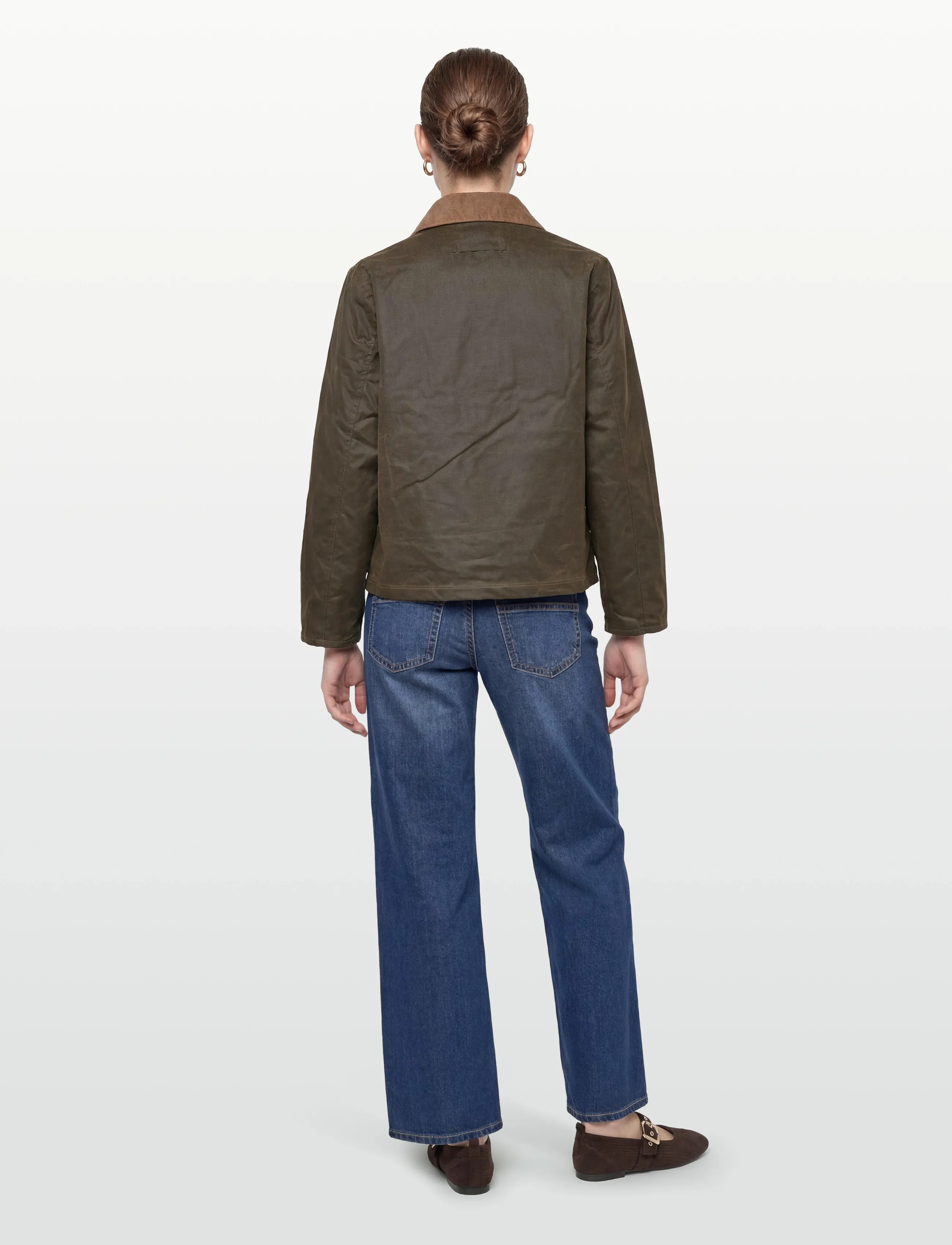 Brixtol Textiles - Sissel Wax - lentejassen - light olive - 4