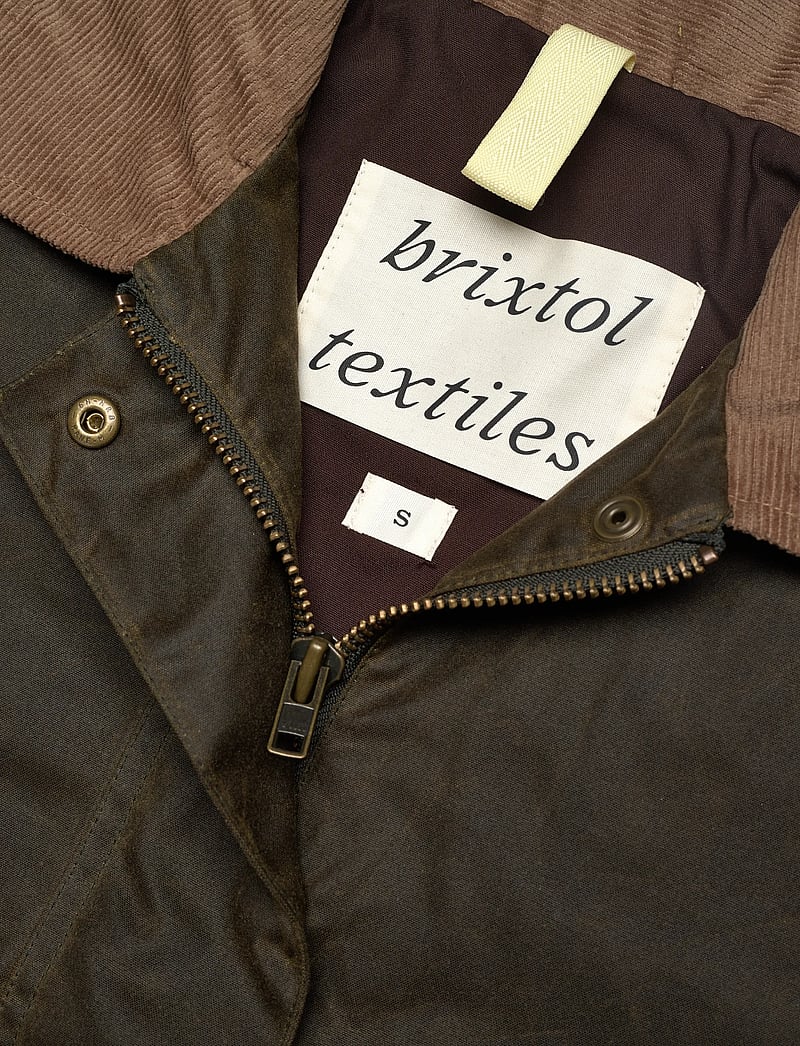 Brixtol Textiles - Sissel Wax - kurtki wiosenne - light olive - 2