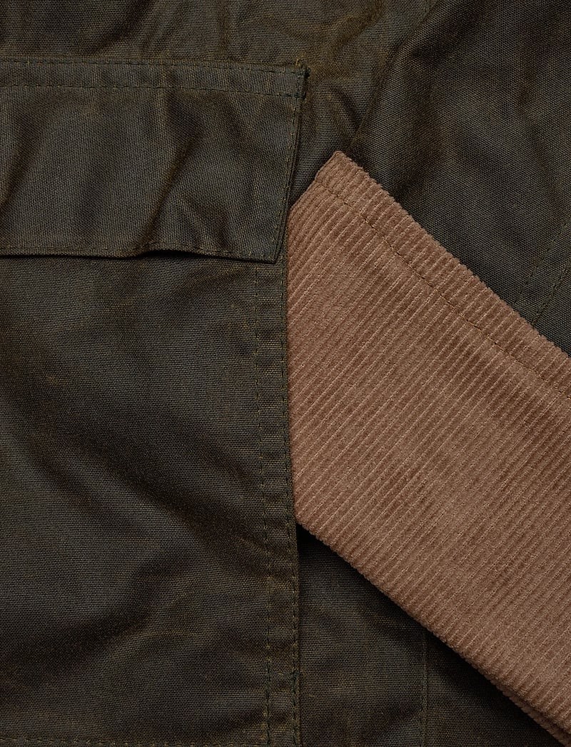 Brixtol Textiles - Sissel Wax - kurtki wiosenne - light olive - 3