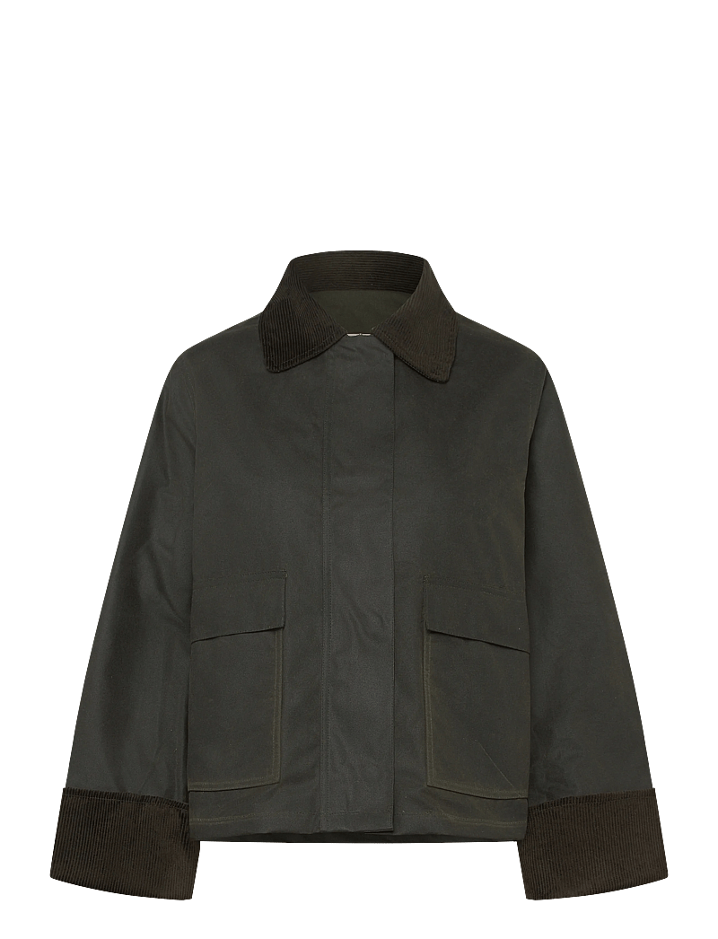 Brixtol Textiles - Sissel Wax - utility-jakker - olive - 0