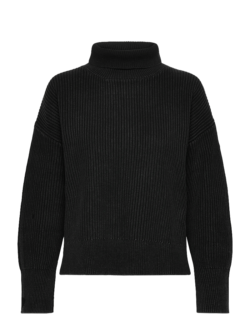 Brixtol Textiles - Sage Dusty Red - rollkragenpullover - black - 1