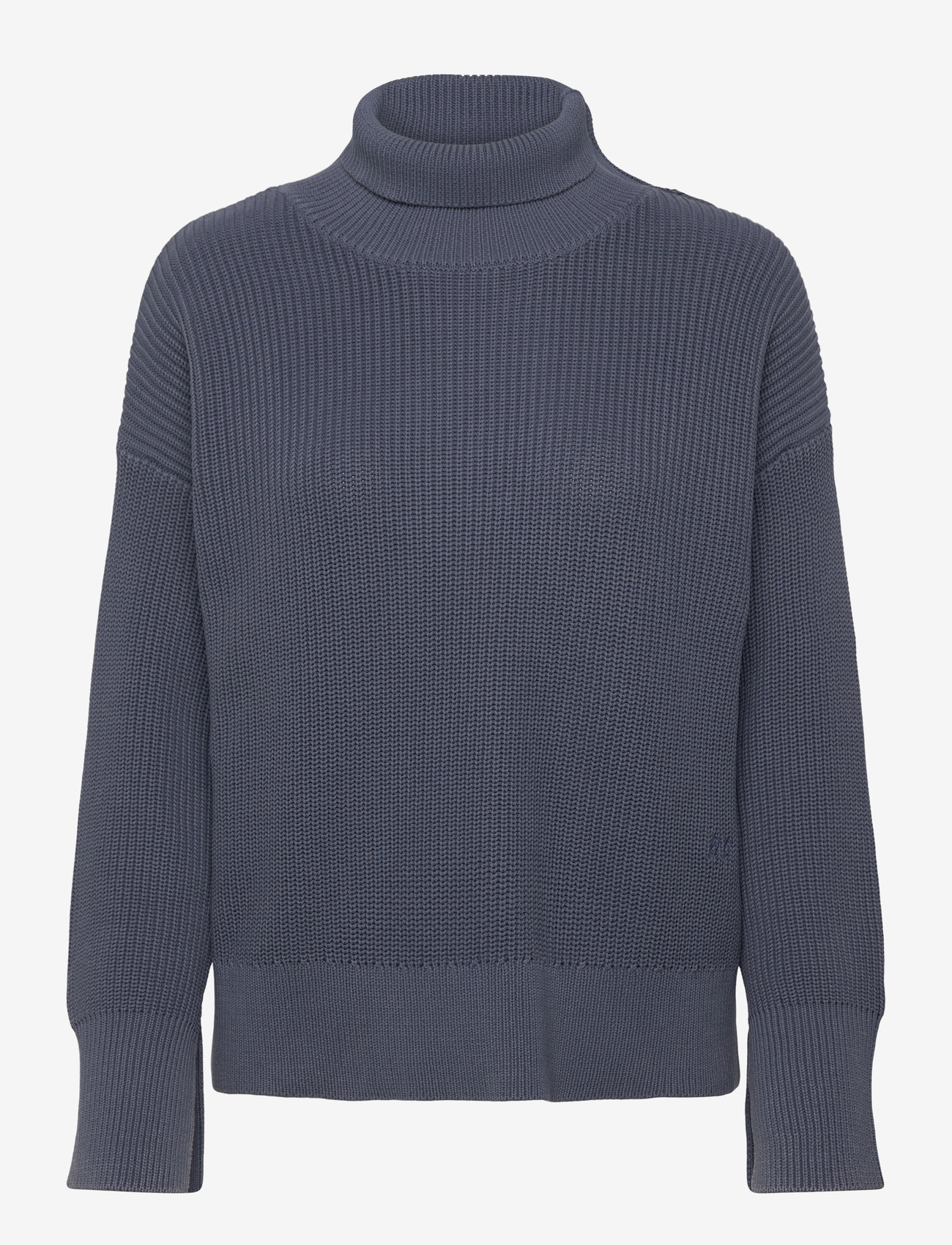 Brixtol Textiles - Sage Dusty Red - rollkragenpullover - dusty blue - 1