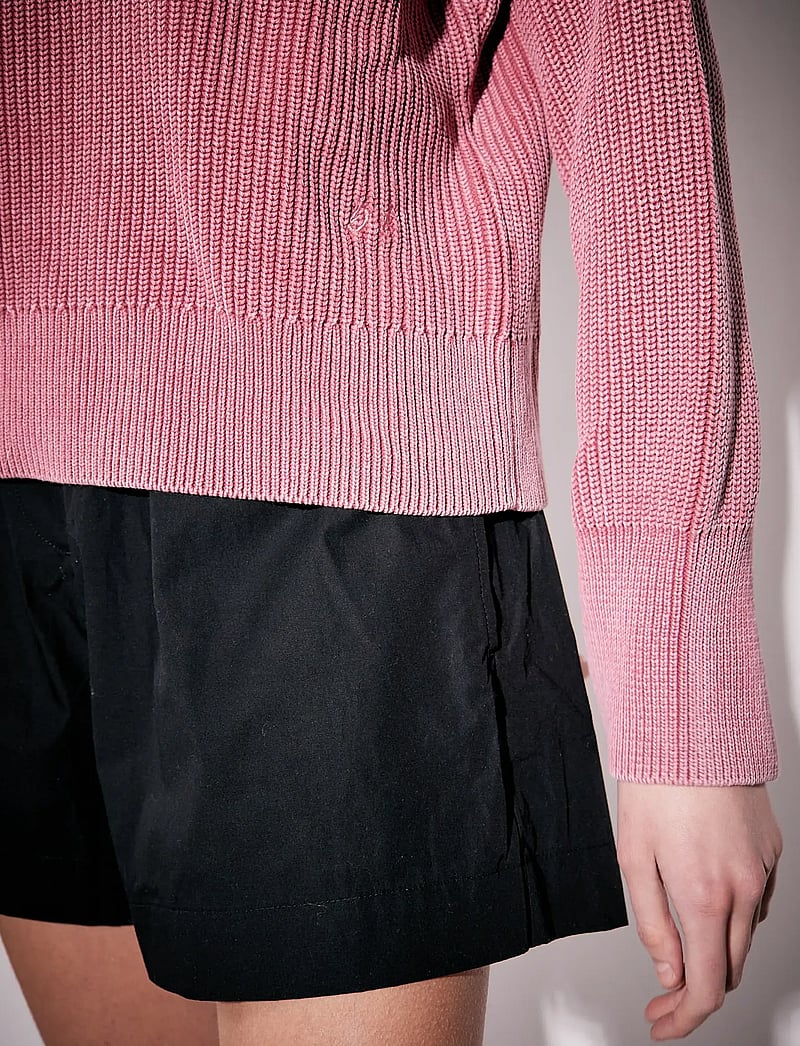 Brixtol Textiles - Sage Dusty Red - rollkragenpullover - dusty red - 3