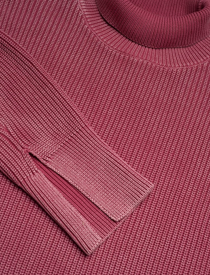 Brixtol Textiles - Sage Dusty Red - rollkragenpullover - dusty red - 5