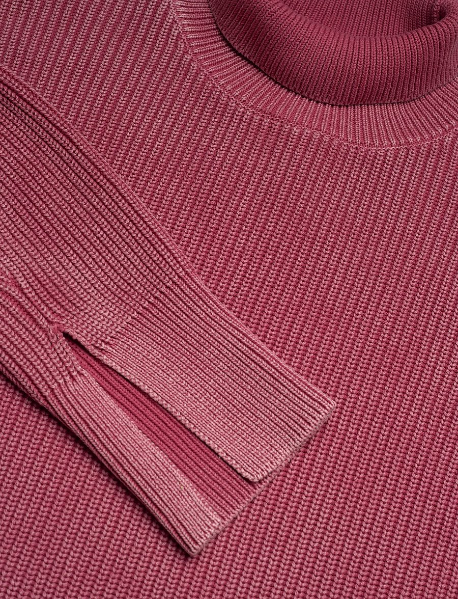 Brixtol Textiles - Sage Dusty Red - rullekraver - dusty red - 5