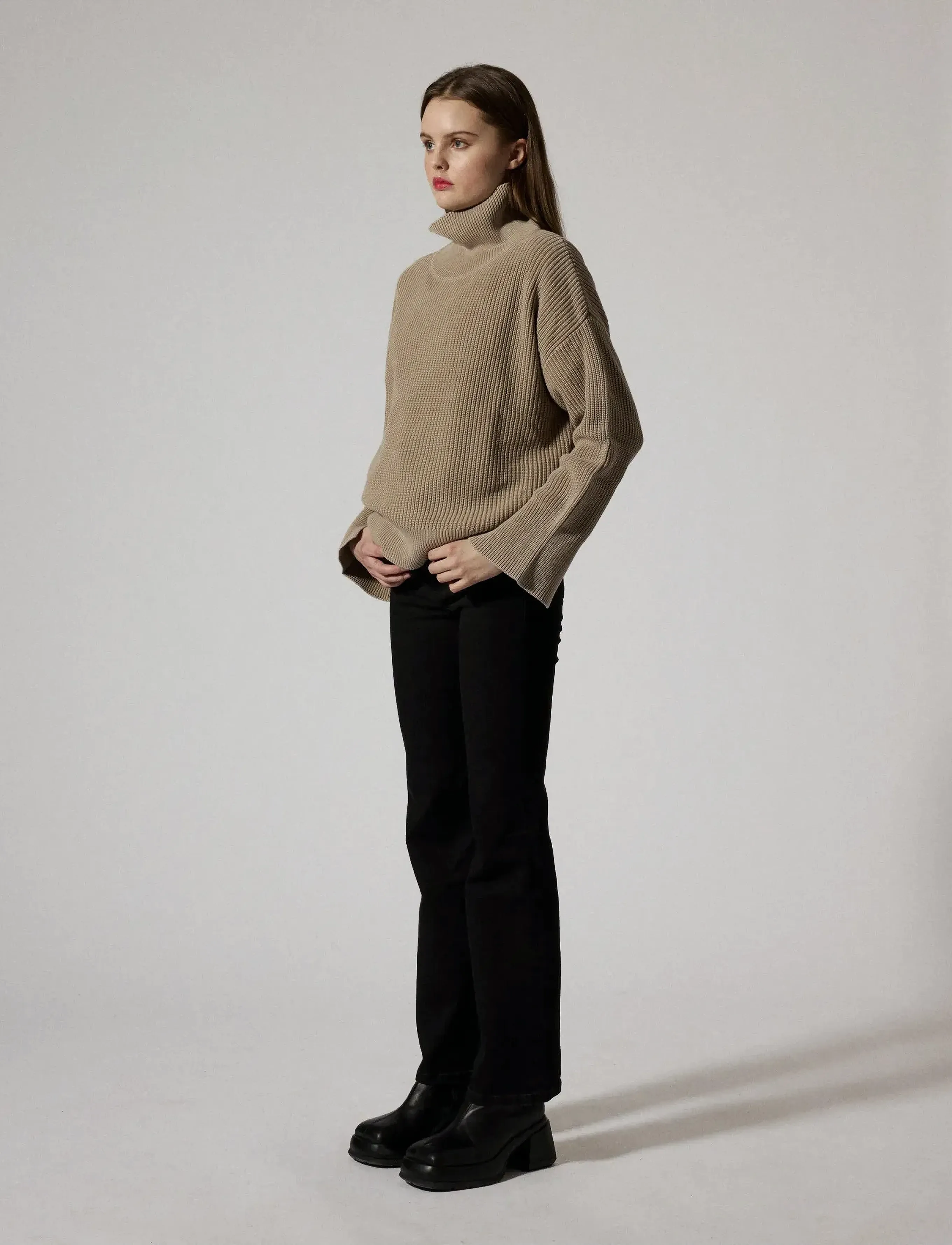 Brixtol Textiles - Sage Dusty Red - pologenser - khaki - 2