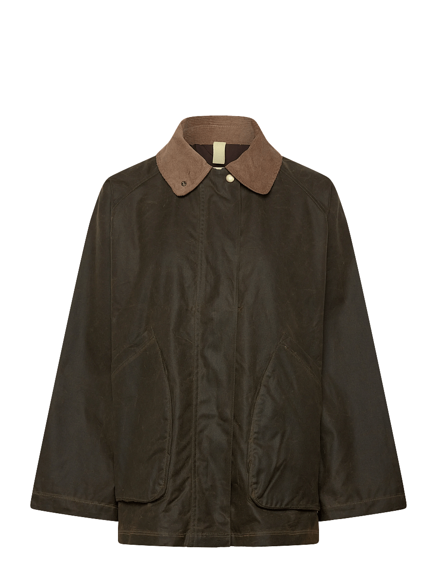 Brixtol Textiles - Davonna - utility jakid - light olive - 0