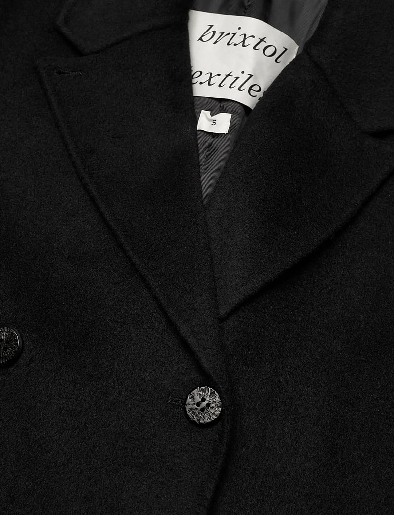 Brixtol Textiles - Olivia - ullkappor - black - 3