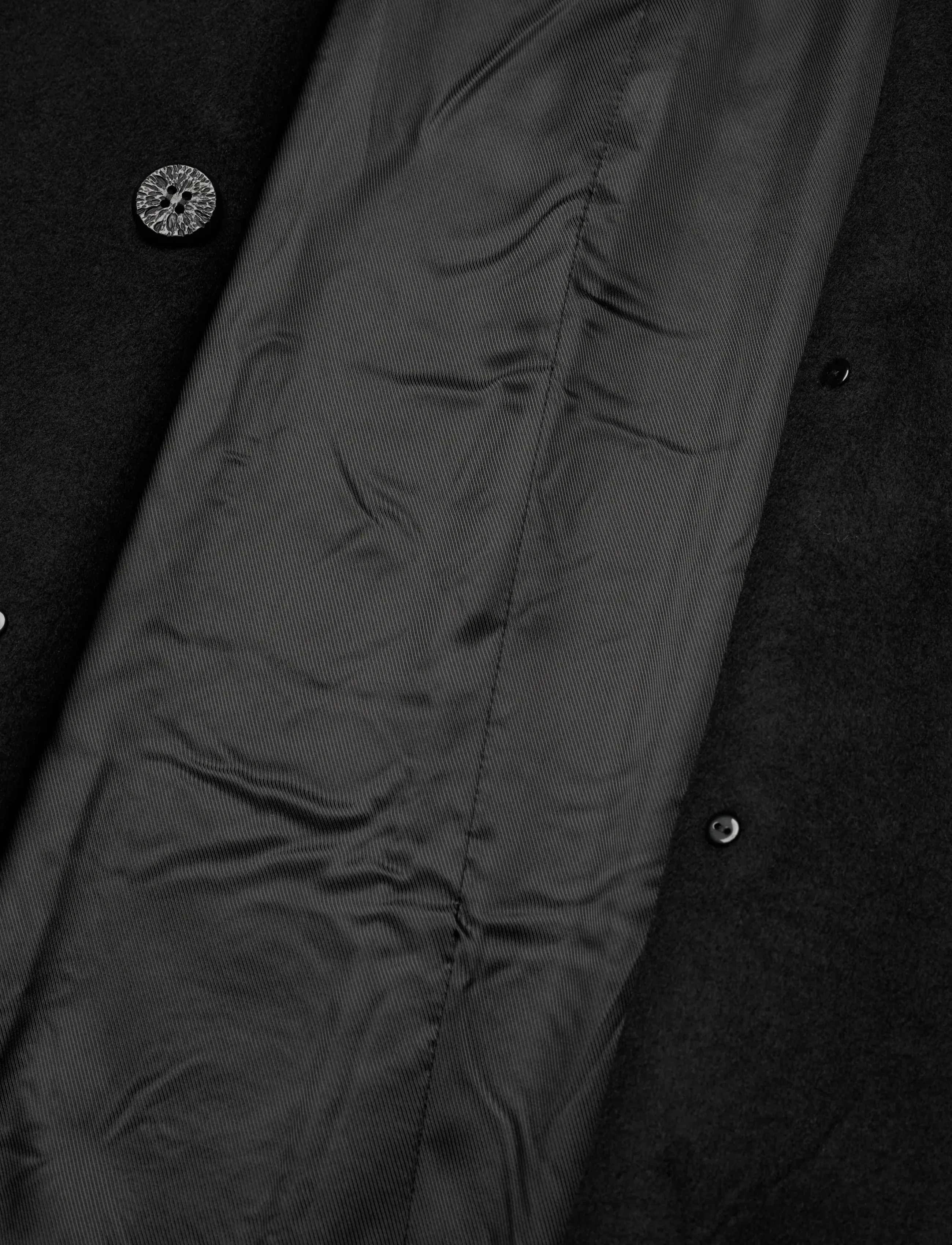 Brixtol Textiles - Olivia - uldfrakker - black - 5