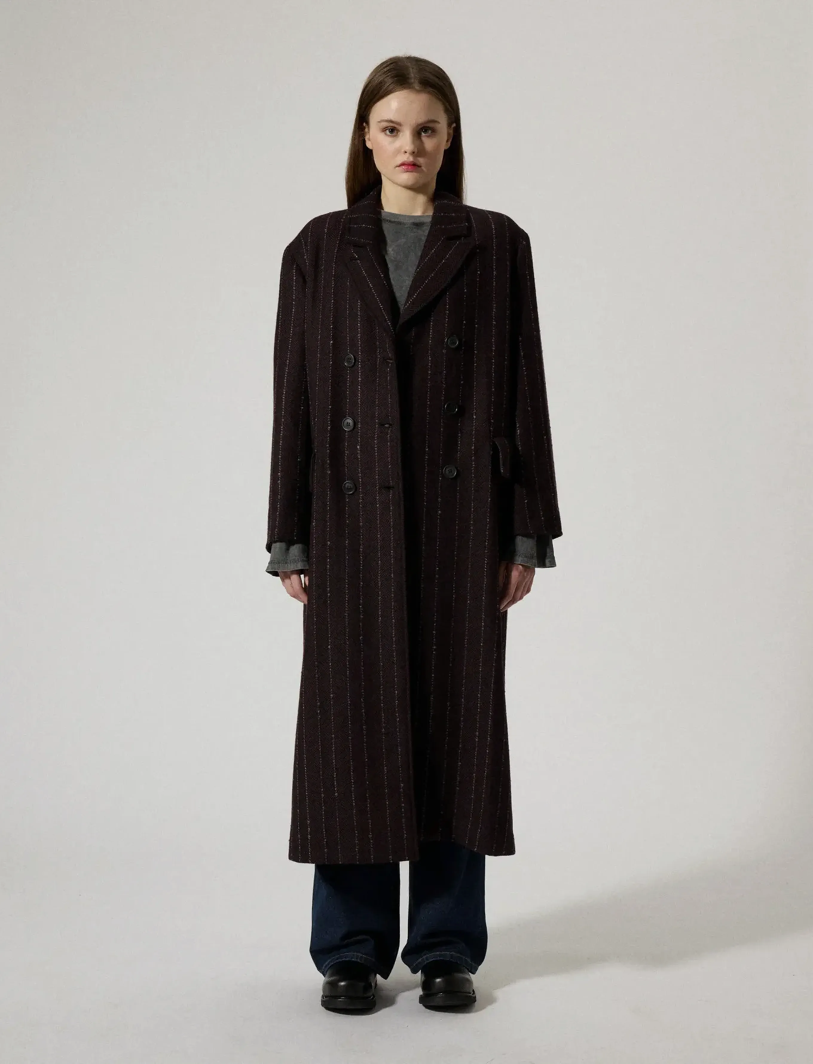Brixtol Textiles Olivia, M, Brown, Frakker > Uldfrakker, Dame