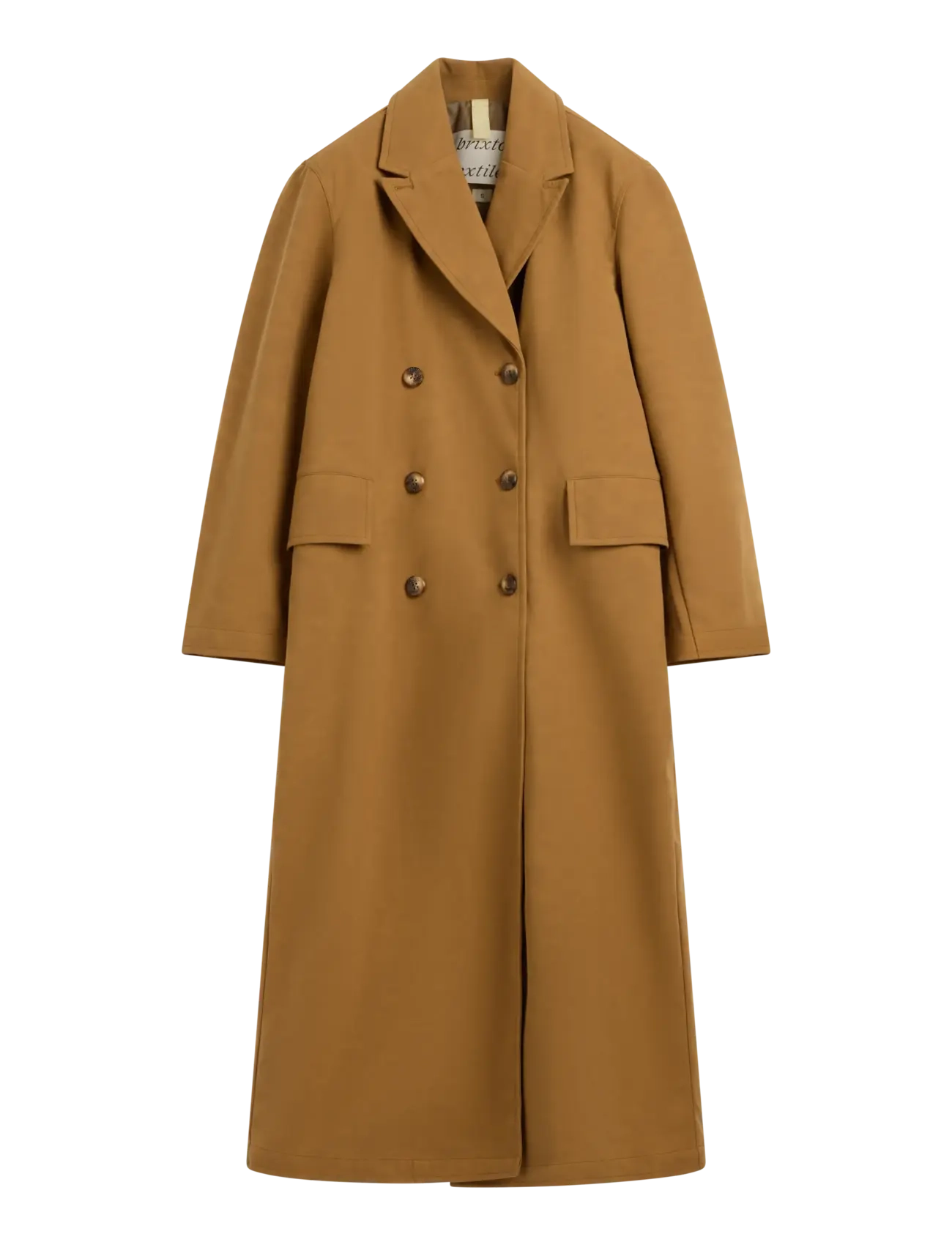 Brixtol Textiles Olivia Faux suede - Kappor - TAN SUEDE / brown