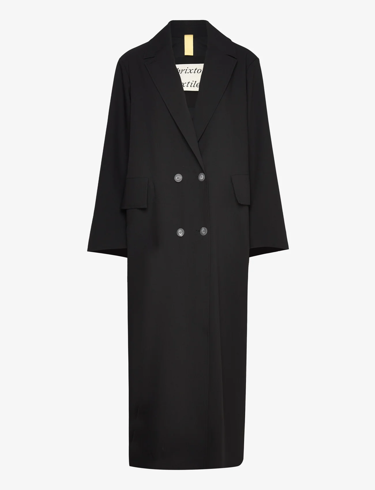 Brixtol Textiles - Olivia - Wool coat - vinterfrakker - black - 0